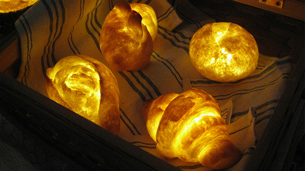 luminária pão