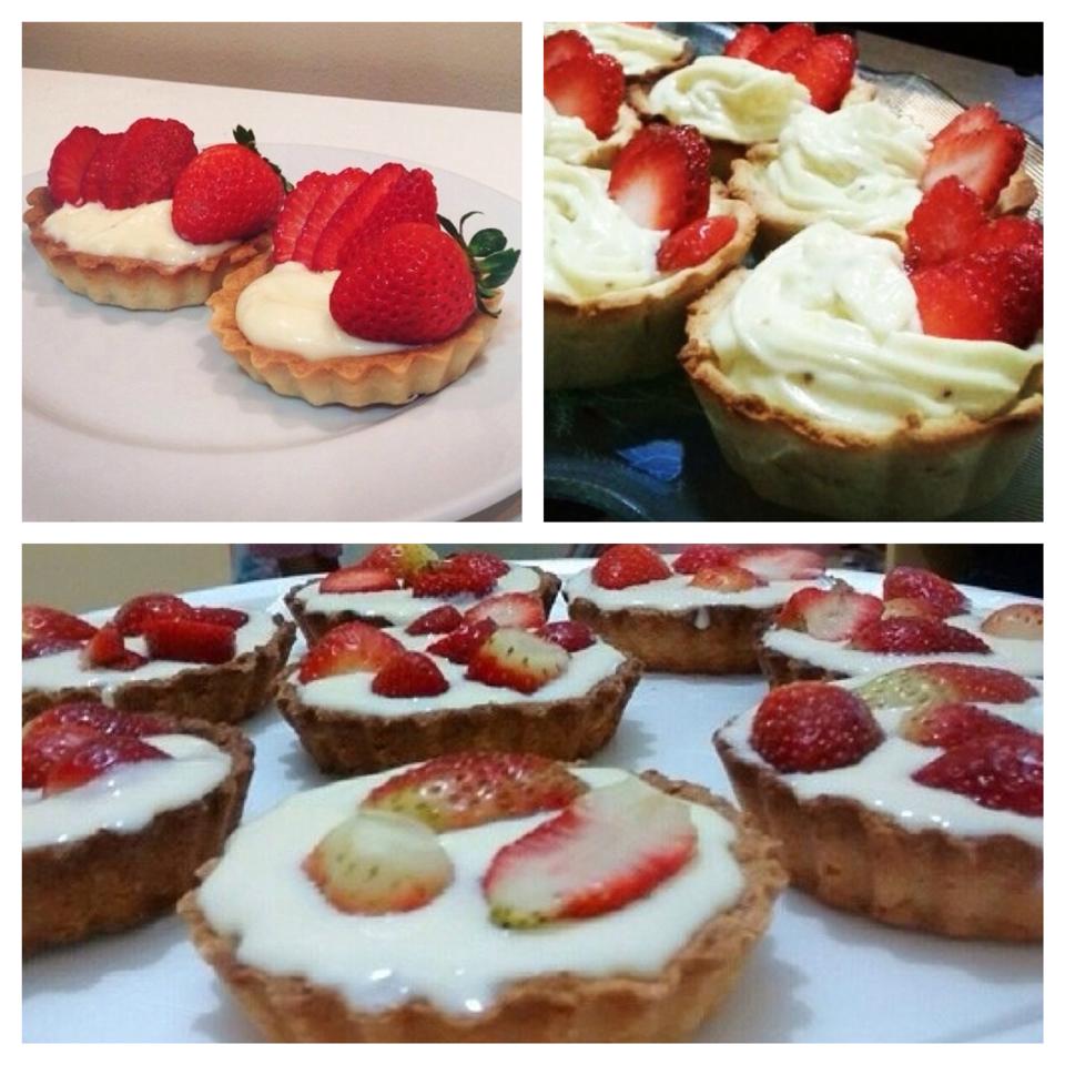 Tortinha de Morango - @caren_carinho - @thaynalameu - @fabianadomingos