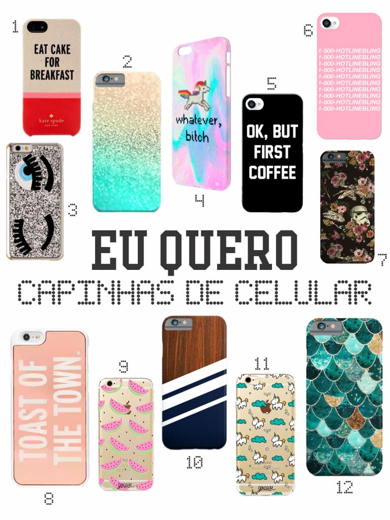 eu quero capinhas de celular