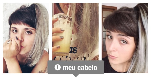 meu cabelo cinza