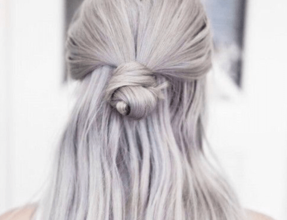 Tô curtindo Cabelo&nbsp;Cinza