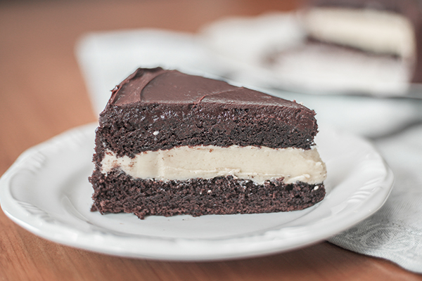 Bolo de Chocolate recheado com Ganache de Chocolate Branco |&nbsp;Receita