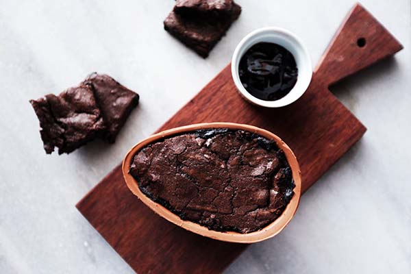 Ovo de Páscoa recheado de Brownie |&nbsp;Receita