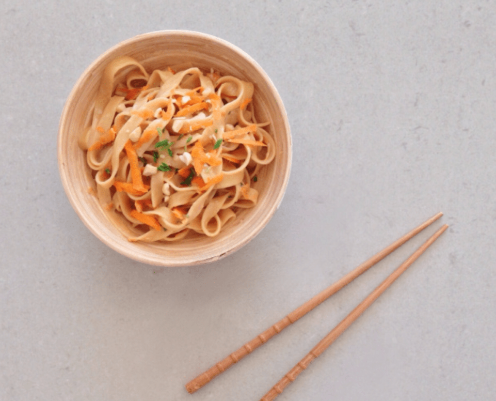 MACARRÃO AGRIDOCE com MOLHO de AMENDOIM | Receita&nbsp;Vegana