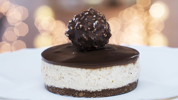 Cheesecake com Ferrero Rocher |&nbsp;Receita